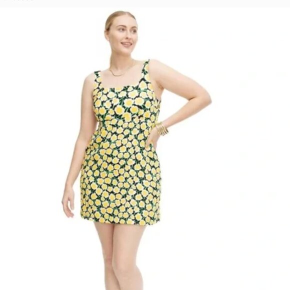 Exclusive Yellow Poppy Mini Dress by Diane Von Furstenberg for Target - NWT - Picture 2 of 9